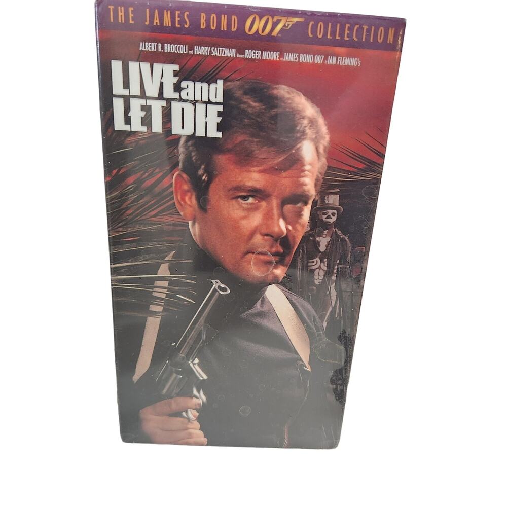 Deadstock Live and Let Die‎ 1999 VHS Tape  James Bond 007 Collection MGM Vintage